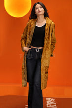 Load image into Gallery viewer, Full length natural karakul xiangao fur hooded coat
