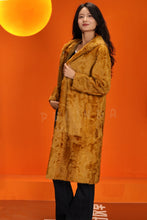 Load image into Gallery viewer, Full length natural karakul xiangao fur hooded coat
