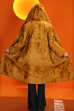 Load image into Gallery viewer, Full length natural karakul xiangao fur hooded coat
