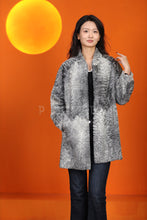 Load image into Gallery viewer, Natural karakul fur coat &amp; jacket with stand collar
