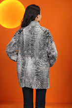 Load image into Gallery viewer, Natural karakul fur coat &amp; jacket with stand collar
