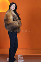 Load image into Gallery viewer, Natural arctic raccoon fur coat &amp; jacket
