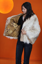 Load image into Gallery viewer, Natural lynx fur coat &amp; jacket with shawl collar
