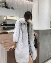 Load image into Gallery viewer, Fox Fur Long Coat
