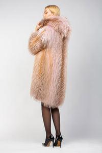 Golden Island Fox Fur Coat 