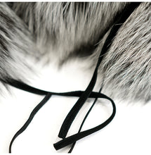 Load image into Gallery viewer, Silver Fox Hat Mink fur hat
