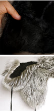 Load image into Gallery viewer, Silver Fox Hat Mink fur hat
