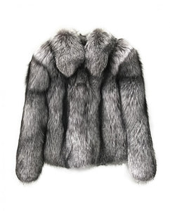 Silver Fox Fur Jacket