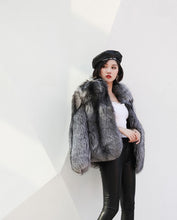 Load image into Gallery viewer, Silver Fox Fur Jacket
