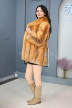 Load image into Gallery viewer, Natural Saga red fox fur coat &amp; jacket
