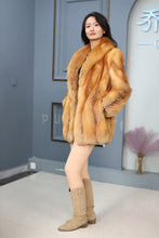 Load image into Gallery viewer, Natural Saga red fox fur coat &amp; jacket
