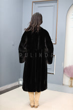 Load image into Gallery viewer, Full length natural Saga mink fur coat
