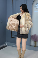 Load image into Gallery viewer, Natural kit fox fur coat &amp; jacket
