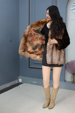 Load image into Gallery viewer, Natural Saga gold fox fur coat &amp; jacket with shawl collar
