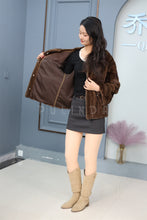 Load image into Gallery viewer, Natrual Saga mink fur coat &amp; jacket
