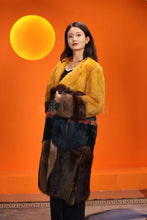 Load image into Gallery viewer, Full length natural beaver and lamb fur coat
