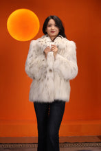 Load image into Gallery viewer, Natural lynx fur coat &amp; jacket with shawl collar
