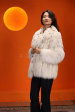 Load image into Gallery viewer, Natural lynx fur coat &amp; jacket with shawl collar
