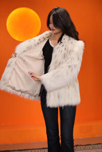 Load image into Gallery viewer, Natural lynx fur coat &amp; jacket with shawl collar
