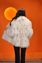 Load image into Gallery viewer, Natural lynx fur coat &amp; jacket with shawl collar
