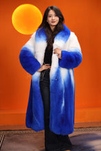 Load image into Gallery viewer, Full length natural Saga arctic fox fur coat
