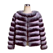 Load image into Gallery viewer, Real Pink Chinchilla Fur Jacket
