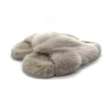 Load image into Gallery viewer, Mink Slippers Fur Slides
