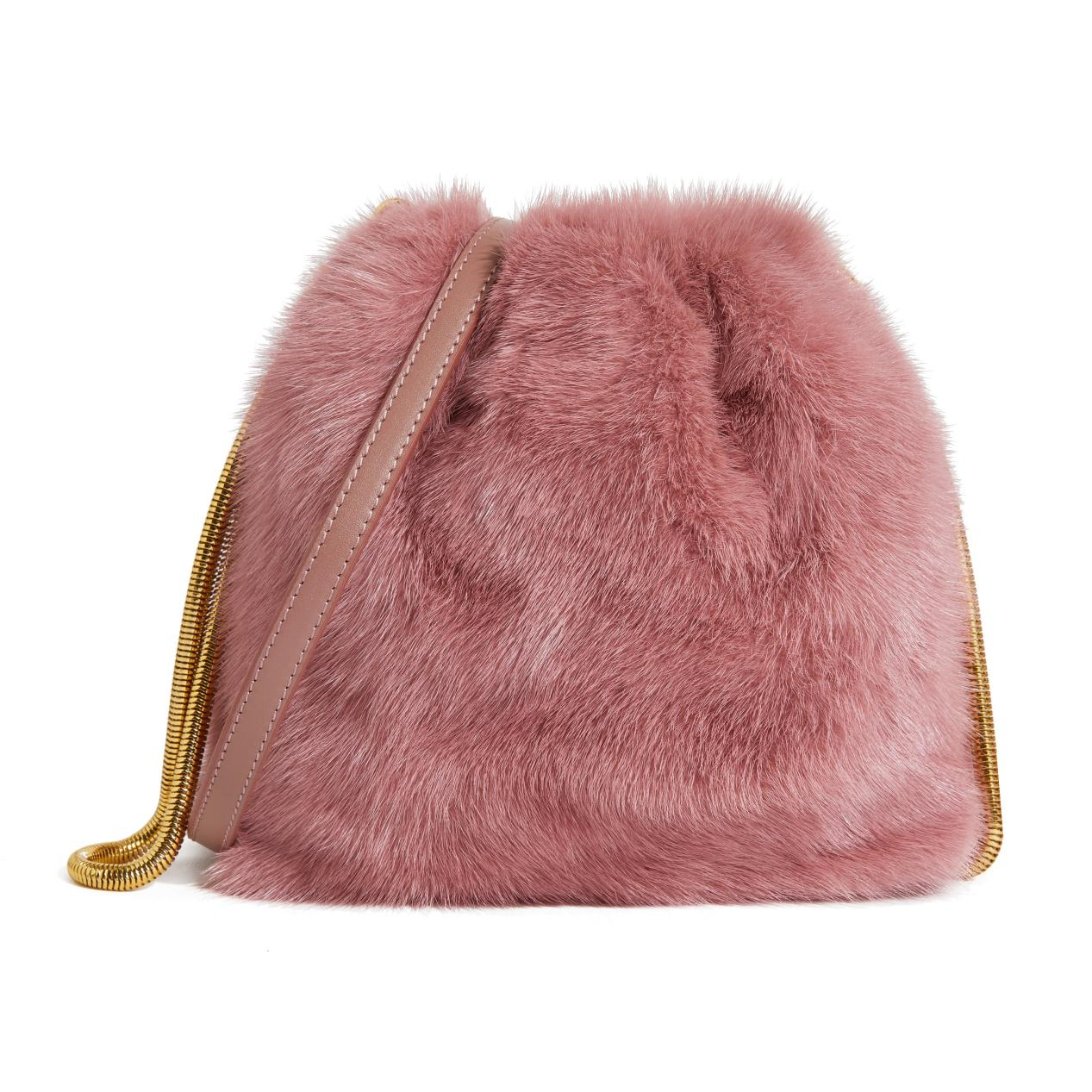 Real Mink Purse